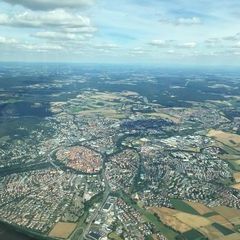 Verortung via Georeferenzierung der Kamera: Aufgenommen in der Nähe von Oberpfalz, Deutschland in 1600 Meter